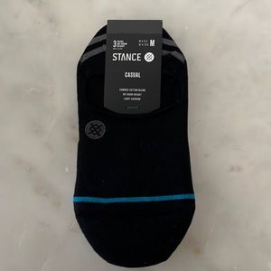 Stance socks. No show. Gamut. 3 pairs. Black. White. Gray. New. Medium.
